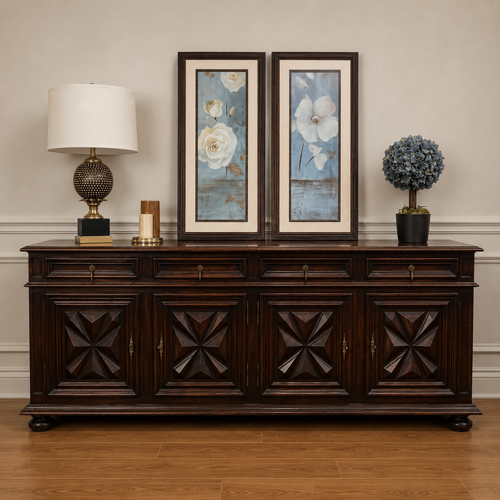 Orig Price $12800 - Carved Credenza
