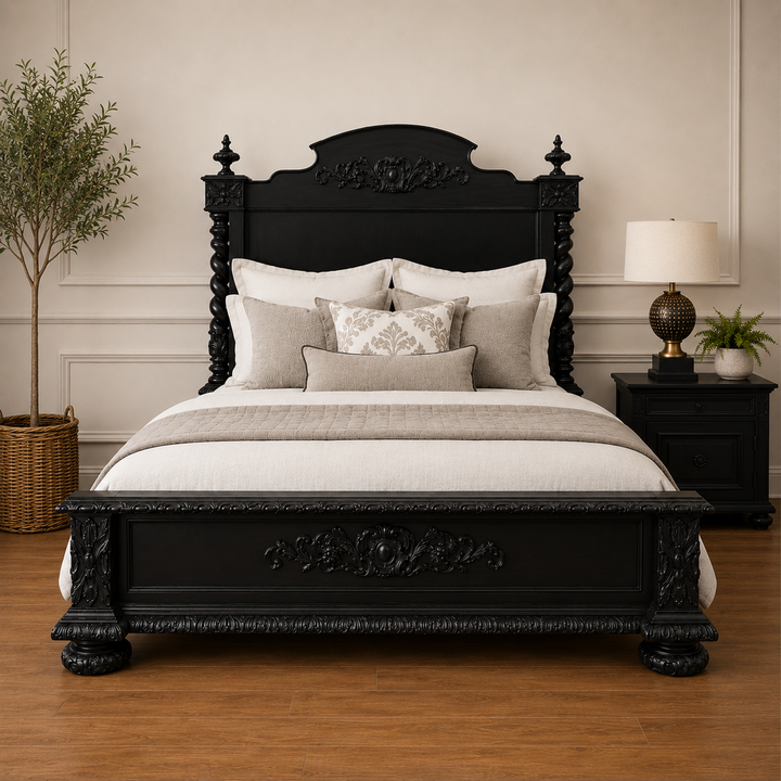 Orig Price $3500 - French Empire Queen Bed