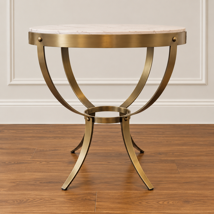 Orig Price $1280 - Side Table w/ Stone Top