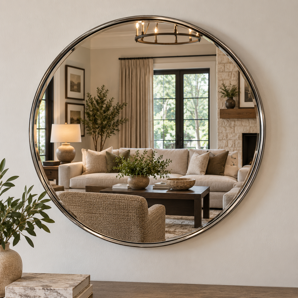 Orig Price $350 - Round Mirror