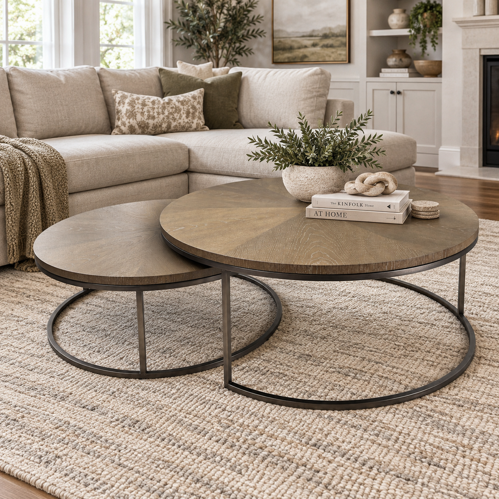 Orig. Price $2,280 - Nesting Coffee Tables
