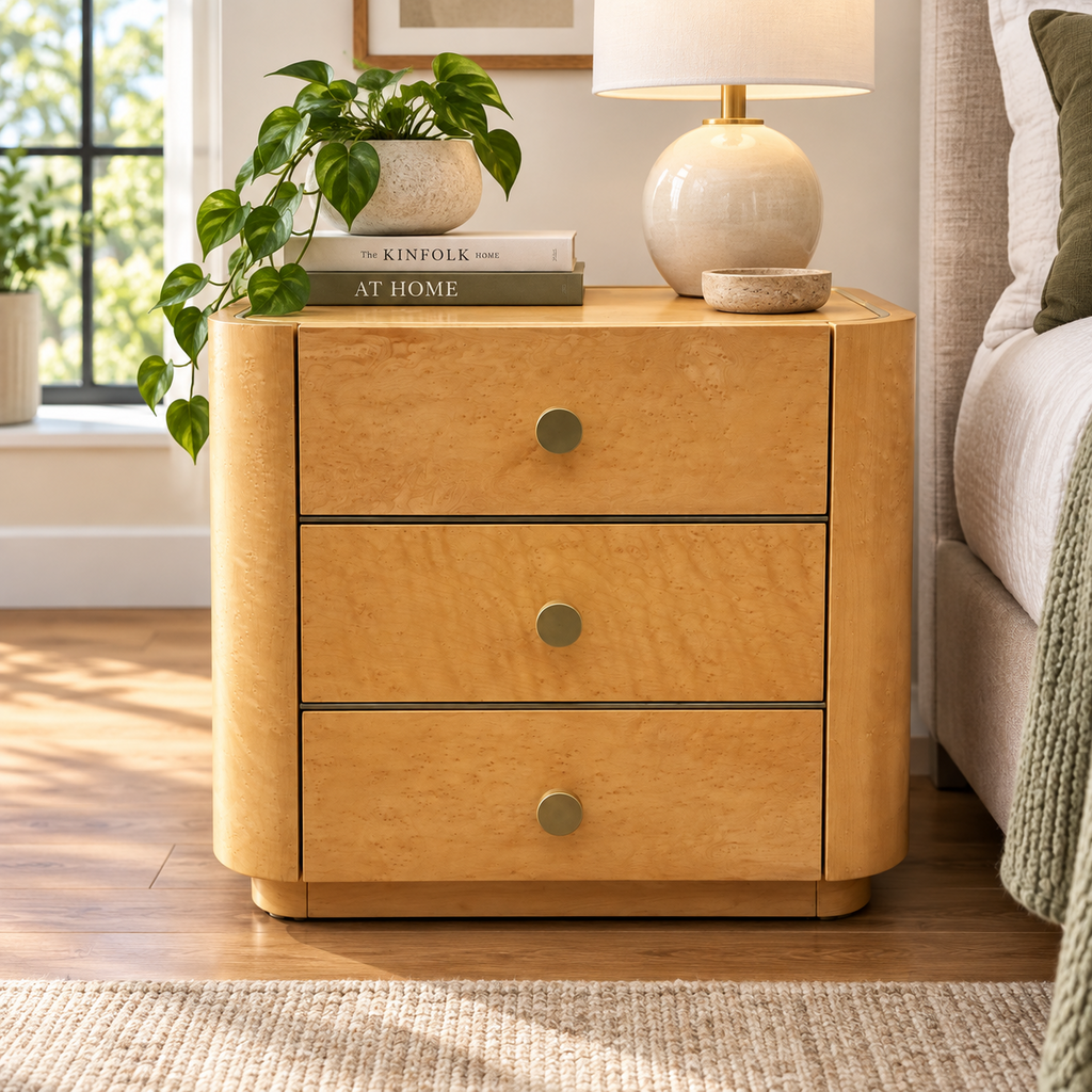 Orig. Price $449 - Abigail 3-Drawer Nightstand