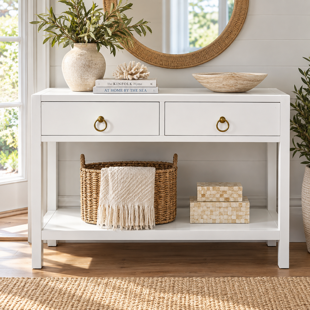 Orig. Price $569 - Lark 2-Drawer Console Table