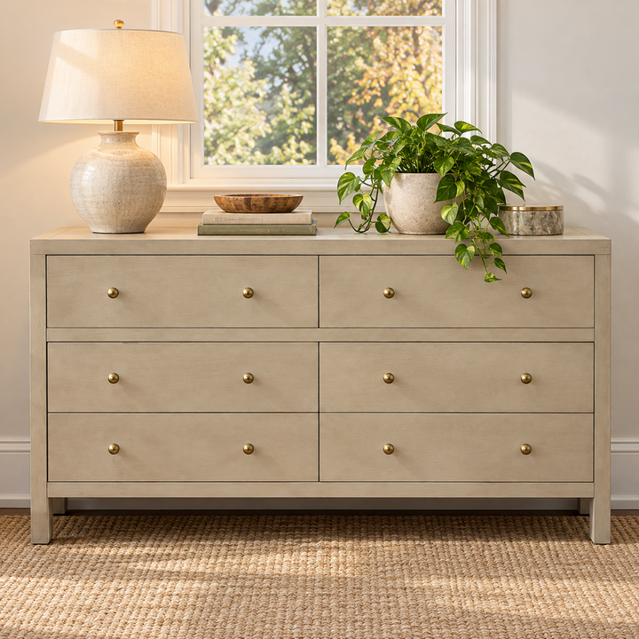 Orig. Price $1,750 - 6-Drawer Nora Dresser