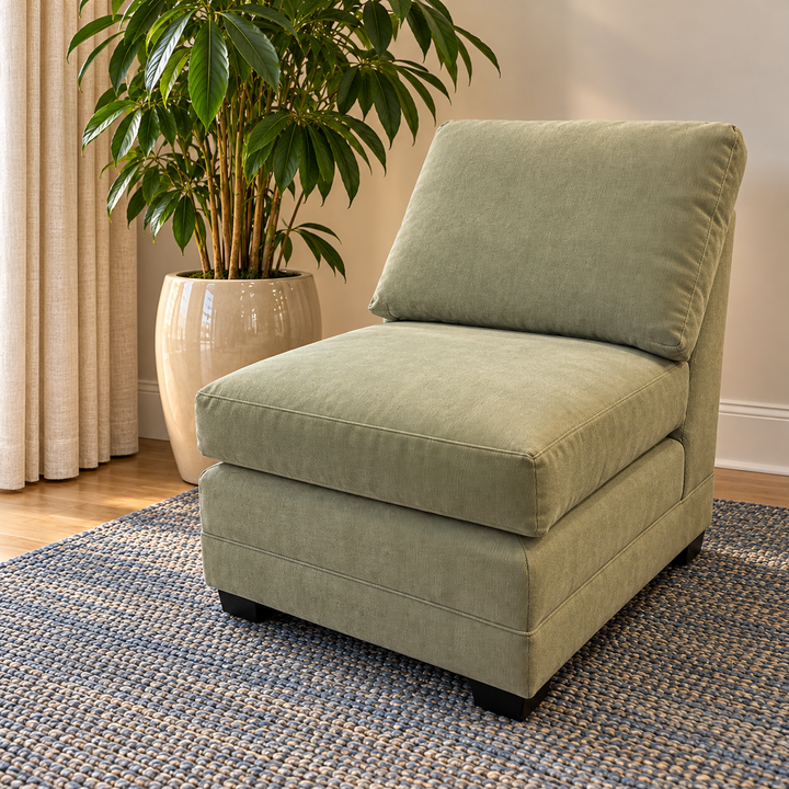 Orig. Price $1,099 - Axis Corduroy Armless Chair