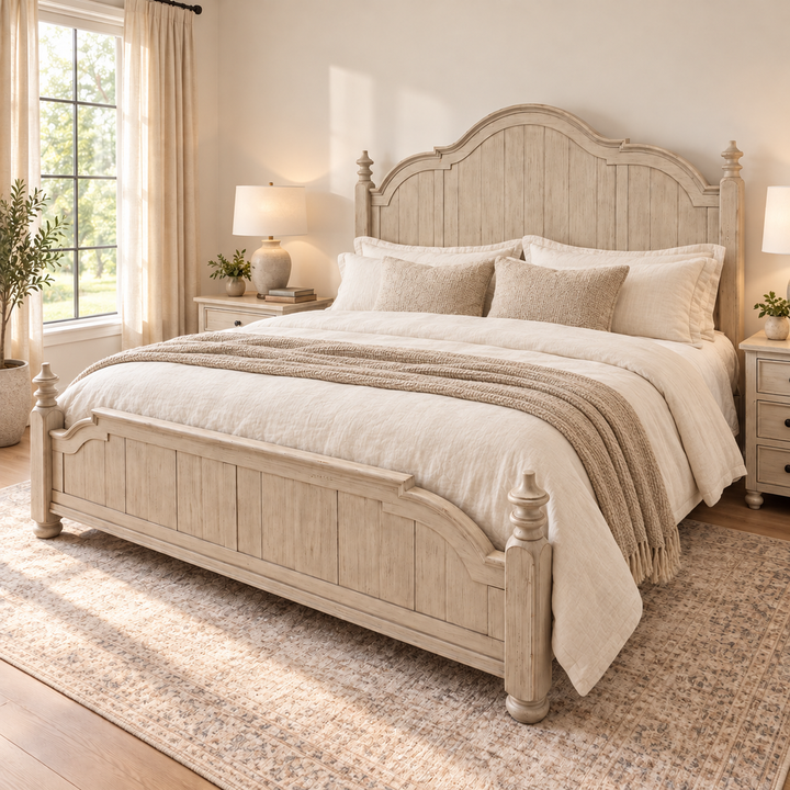 Orig Price $2,289 - Farmhouse Reimagined Collection Bed - King - Acosta's Home