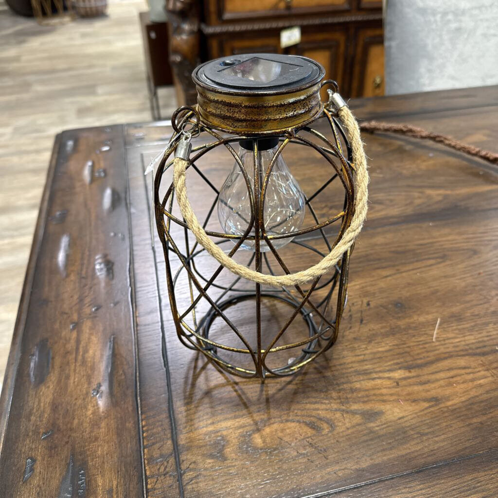 Metal Rope Solar Lantern - Acosta's Home