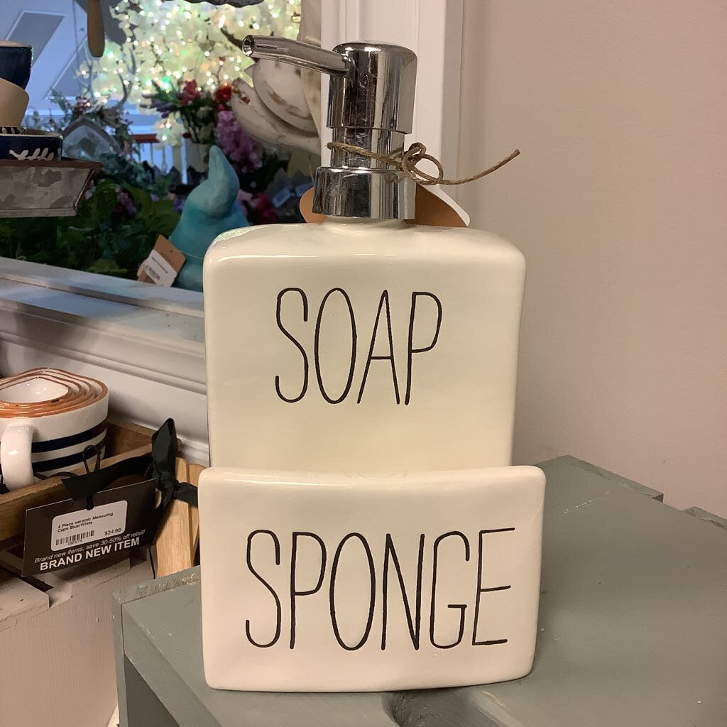 Soap Pump & Sponge Holder