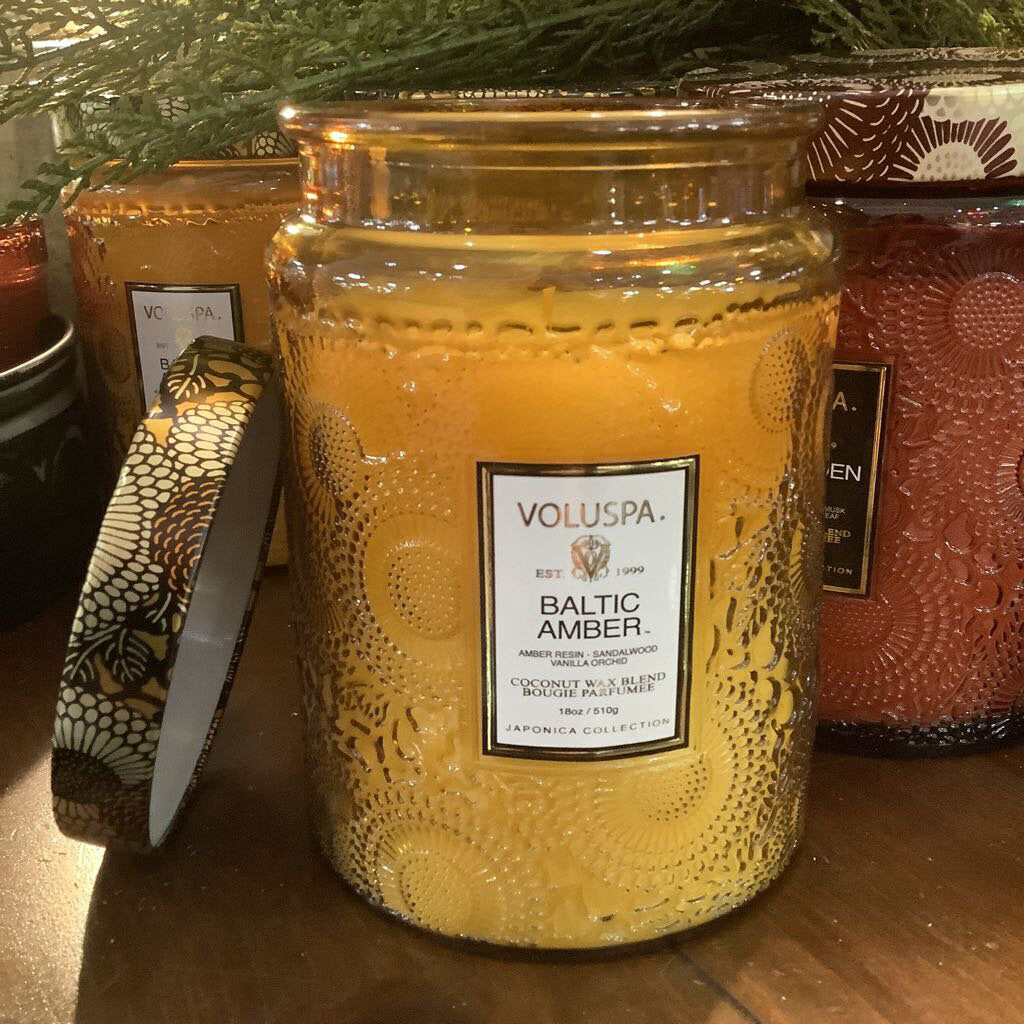 Baltic Amber 18oz Lg Jar - Acosta's Home