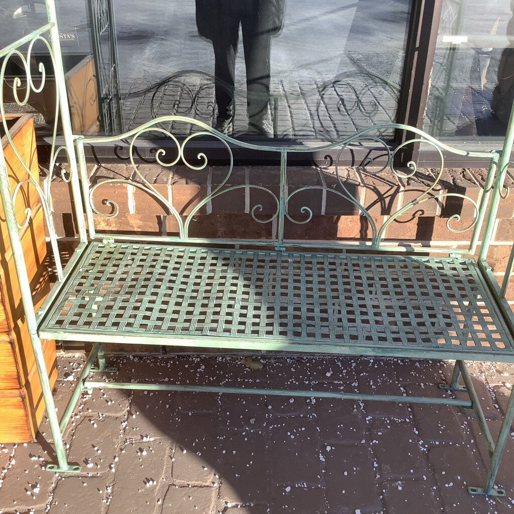 Metal Arch with Bench