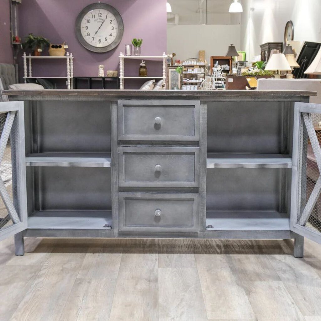 (BRAND NEW) 3 Drawer 2 Door Console
