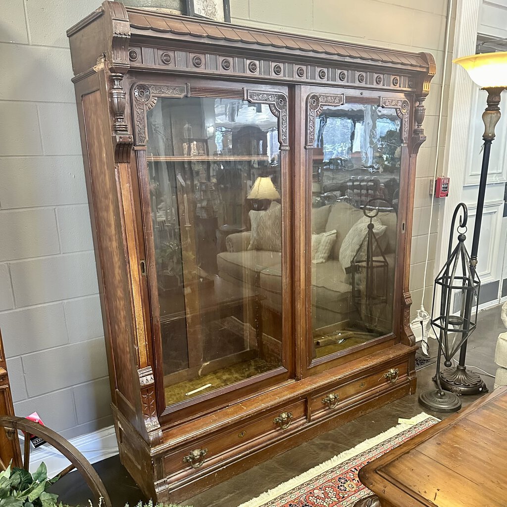 Antique Victorian Bookcase