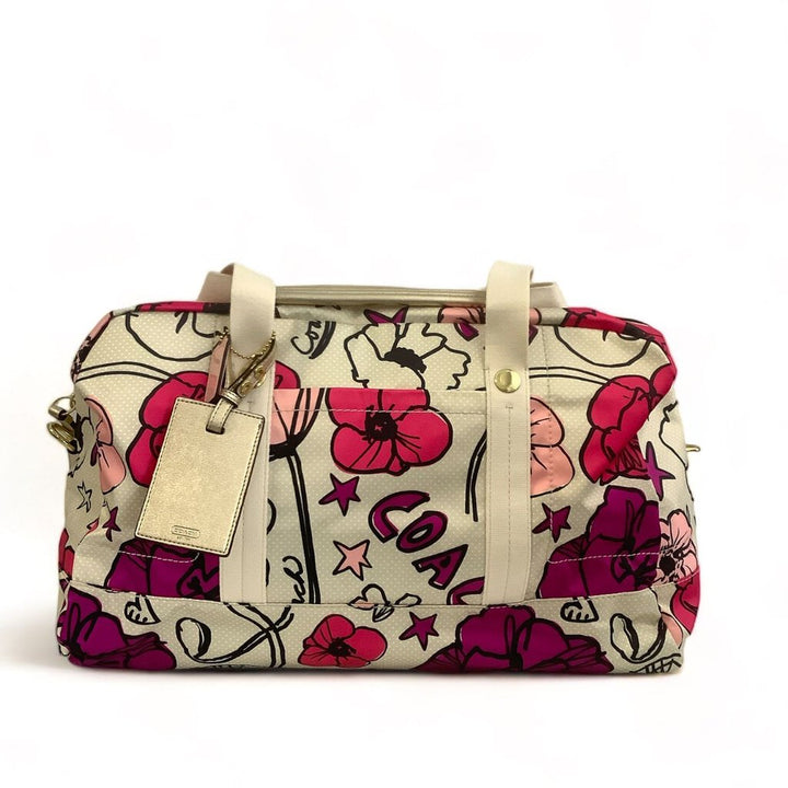 Orig. Price $368 - COACH "Kyra" Floral Print Travel Bag