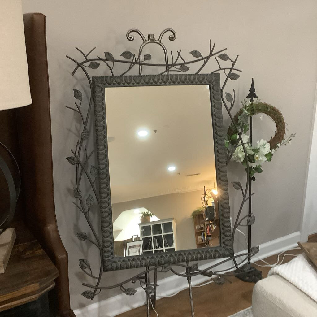 Leaf Framed Wall Mirror