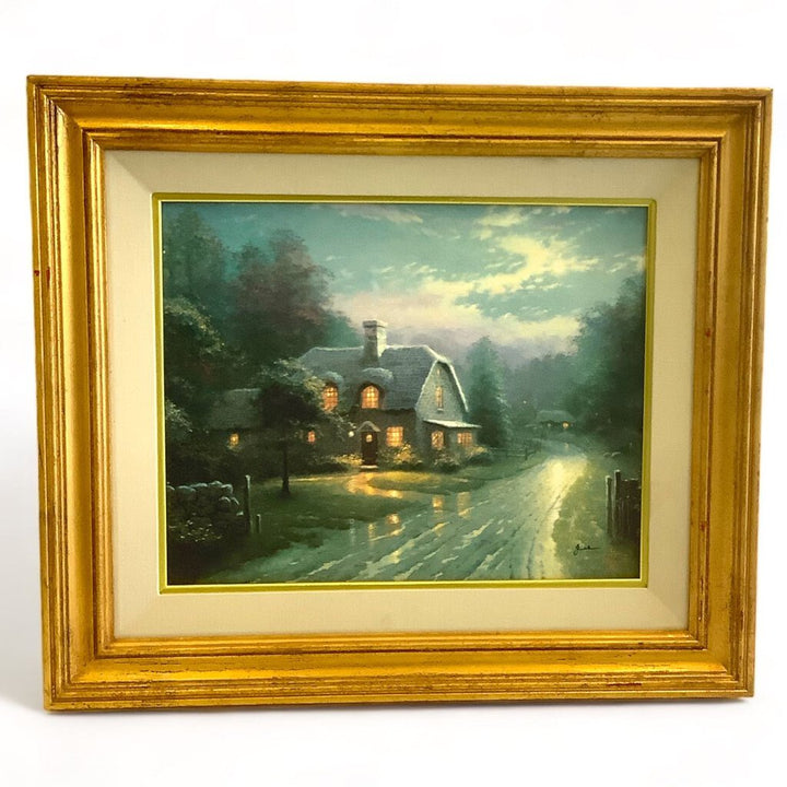 "Moonlight Lane I" Framed Painting