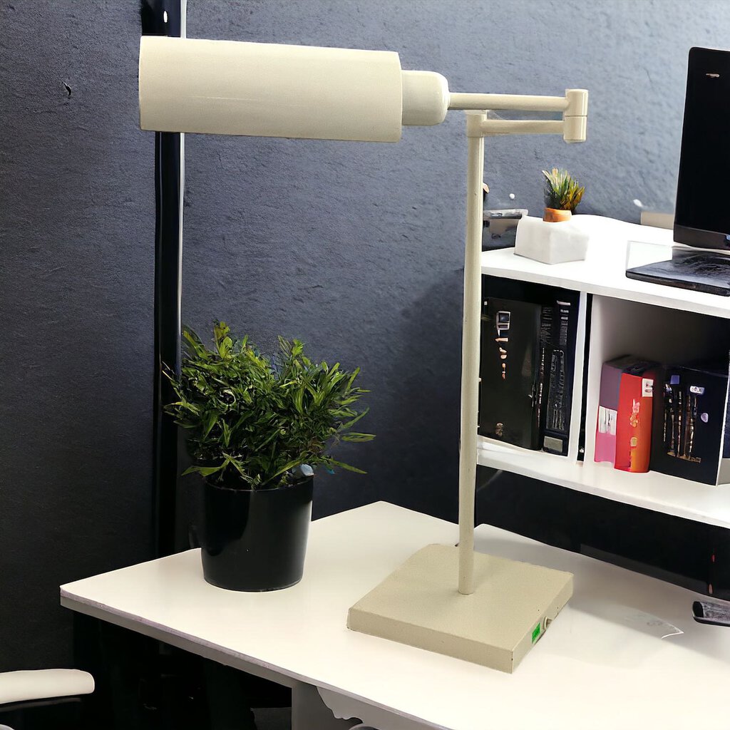 Swing Arm Stainless Steel Desk Lamp