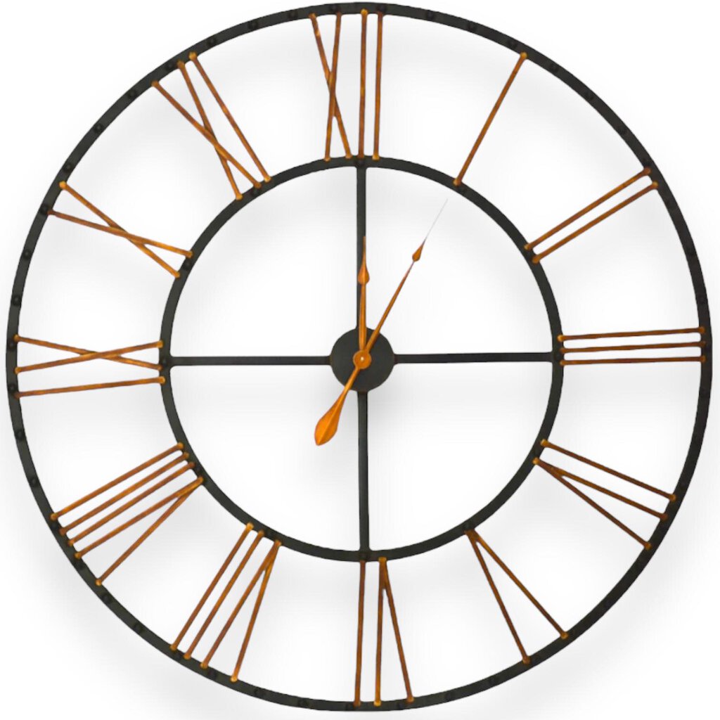 (BRAND NEW) Golden Hours Metal Clock