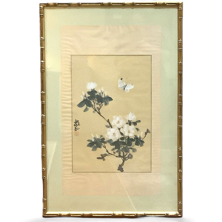 Orig. Price $375 - Chinese Bird Painting on Silk