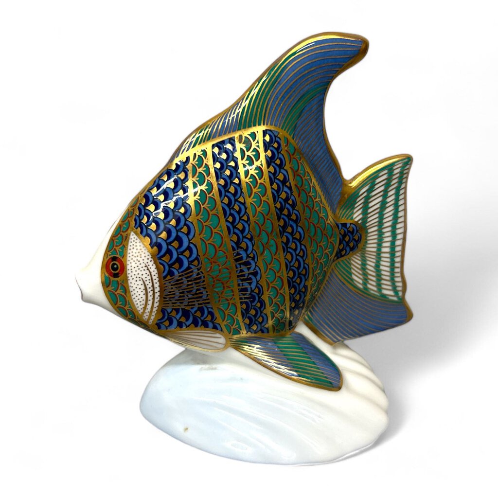 Porcelain Angelfish Paperweight