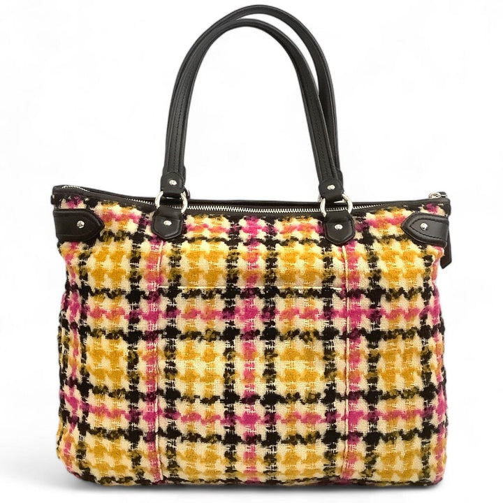 "Daisy" Wool Tweed Tote/Handbag