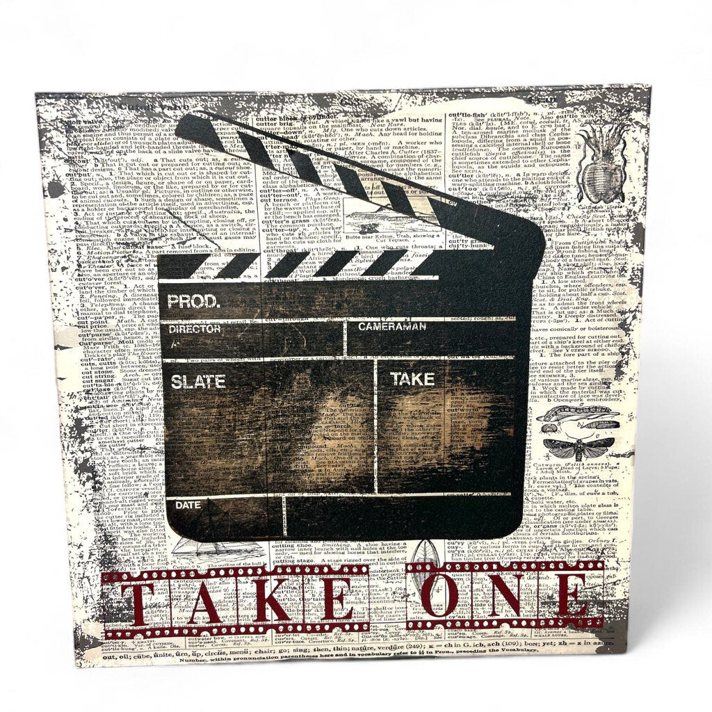 Take One Movie Canvas