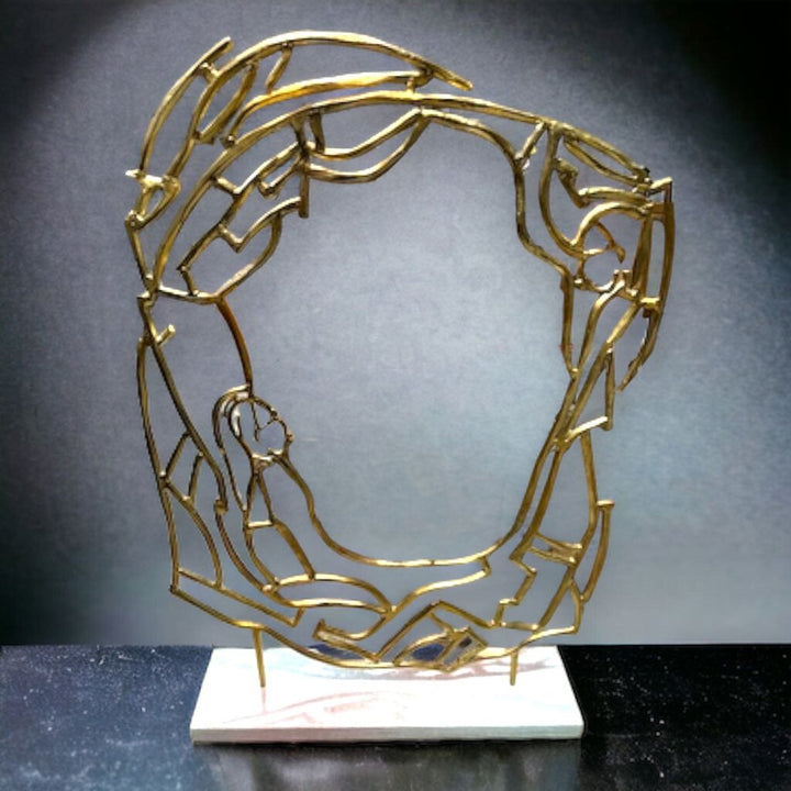Orig. $625 - "Eden Gate" Contemporary Sculpture