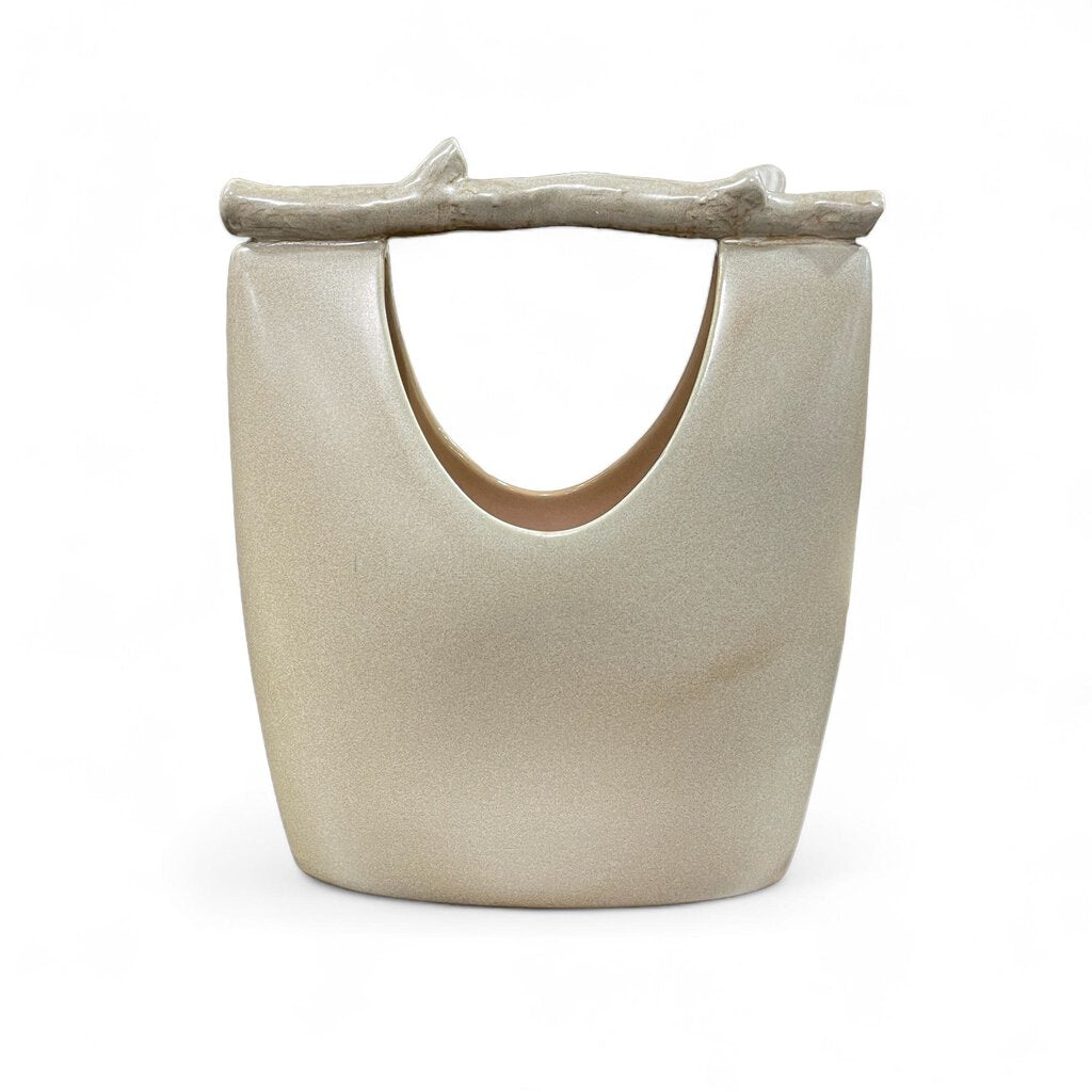Orig. Price $150 - Aspen Pearl Portmanteau Vase - Small