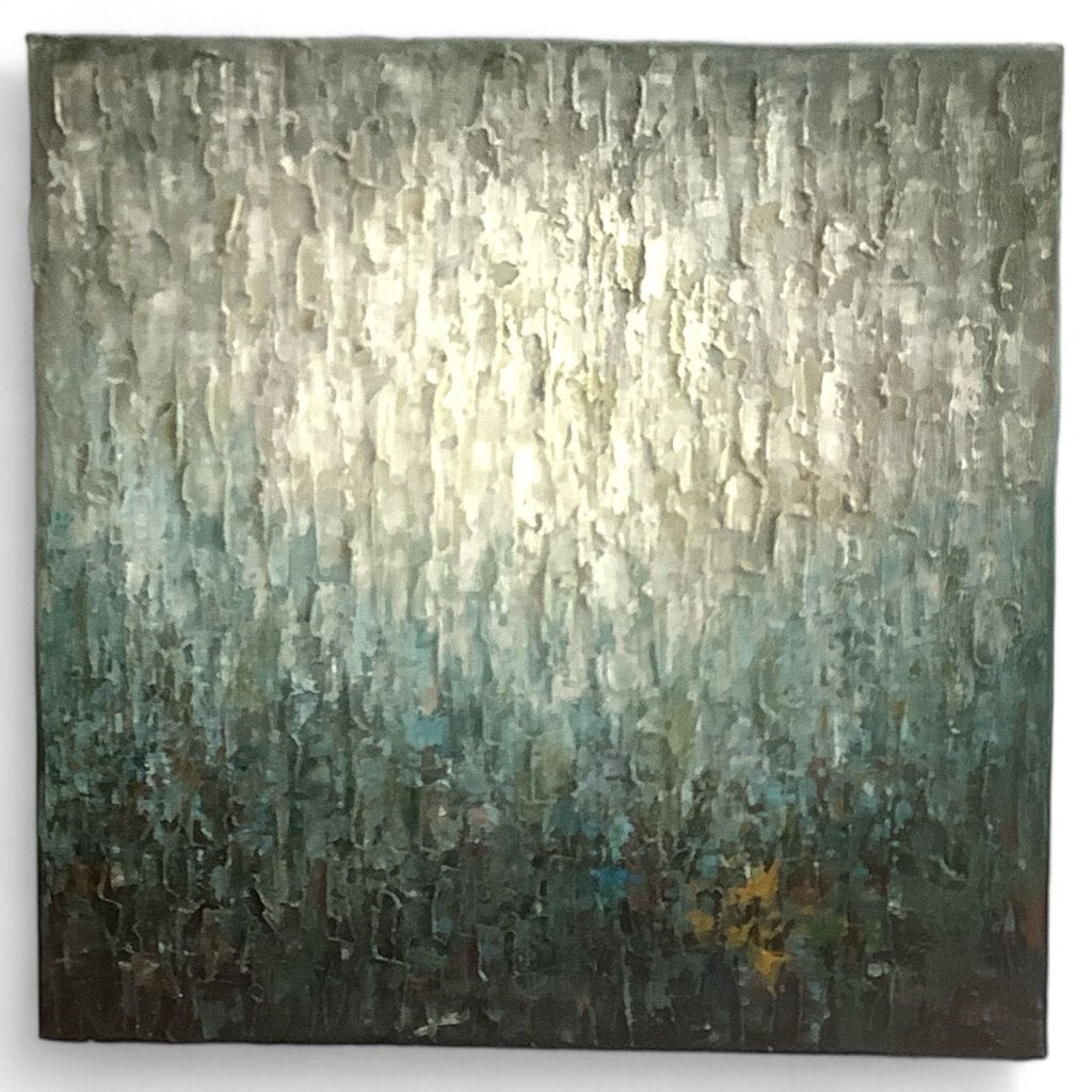 Abstract Textured Painting on Canvas
