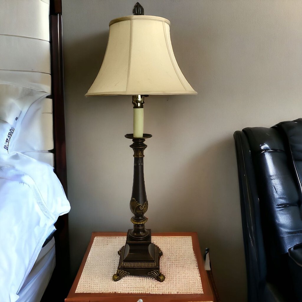Ornate Metal Table Lamp