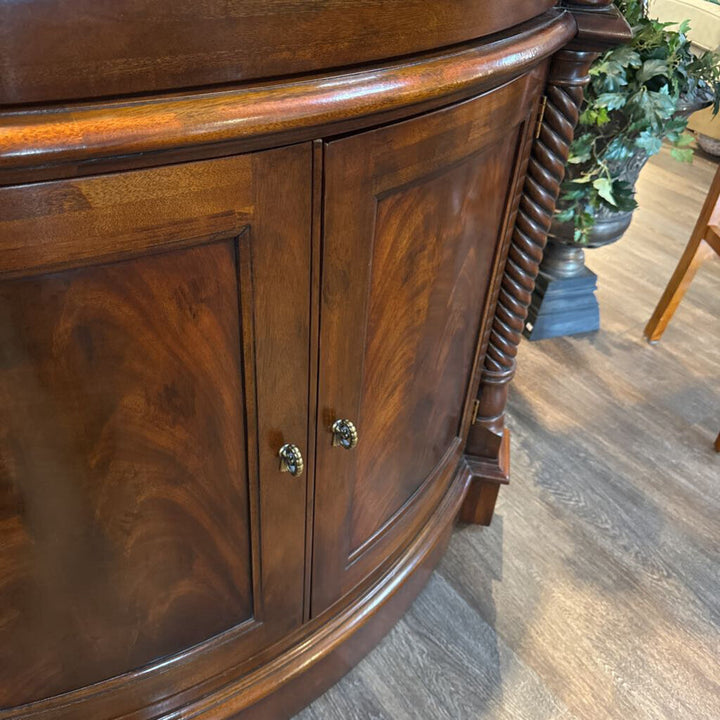 Orig Price $5000 - Lighted Demilune Cabinet