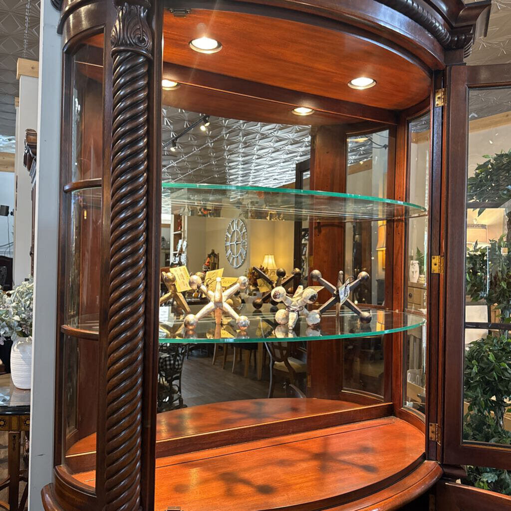 Orig Price $5000 - Lighted Demilune Cabinet