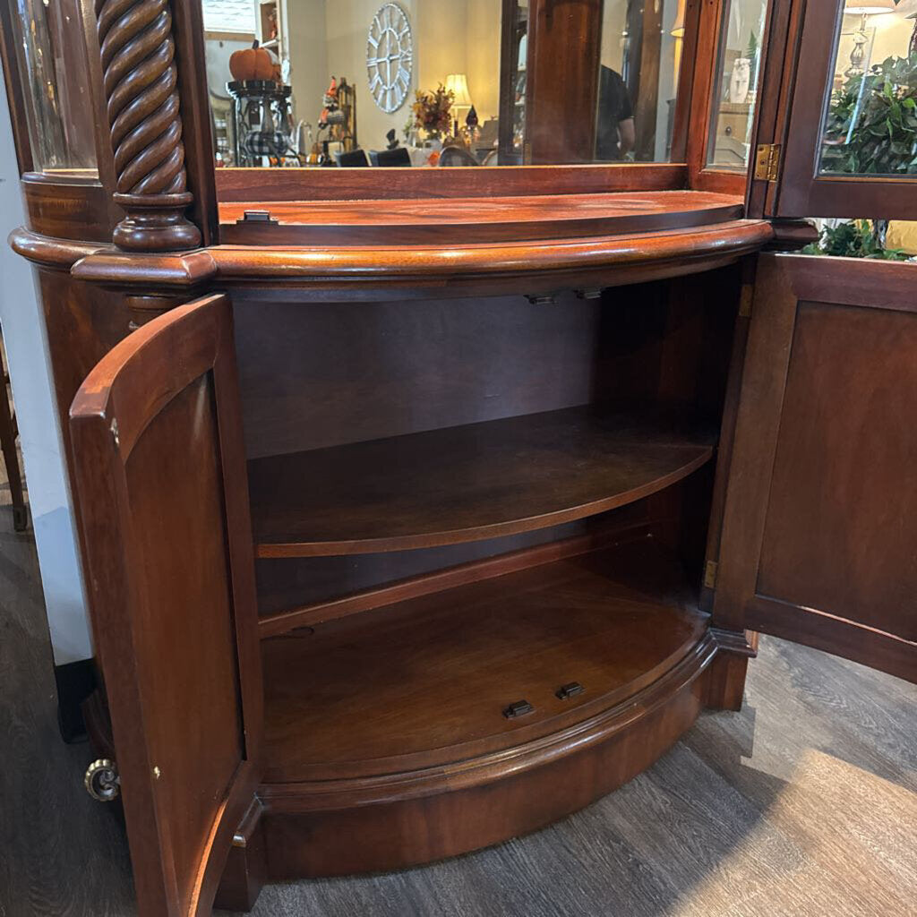 Orig Price $5000 - Lighted Demilune Cabinet