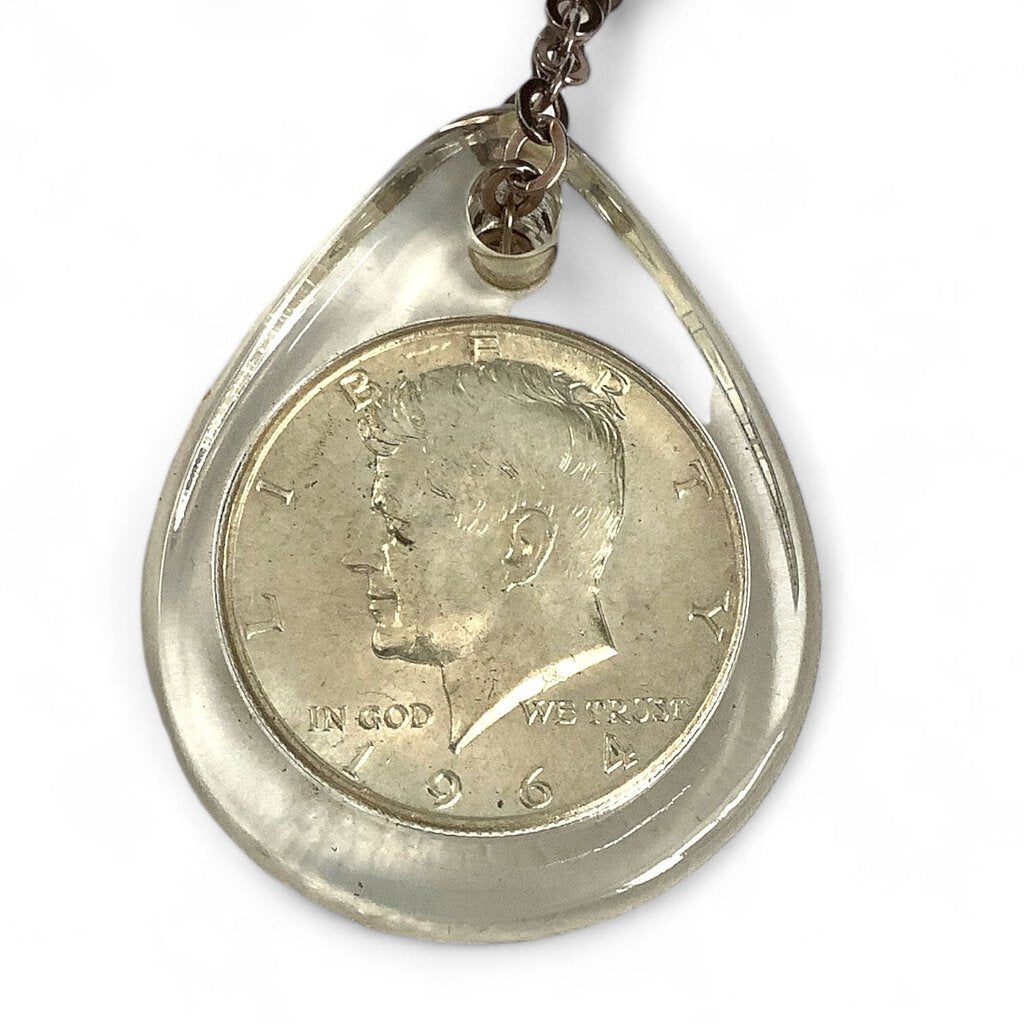 "Kennedy" 1964 Half Dollar Necklace