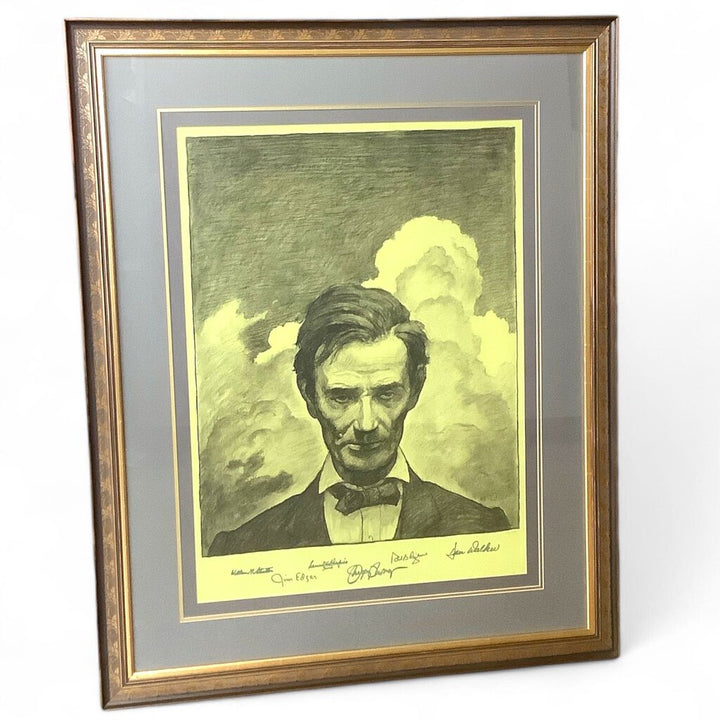 Collotype Print of Abraham Lincoln