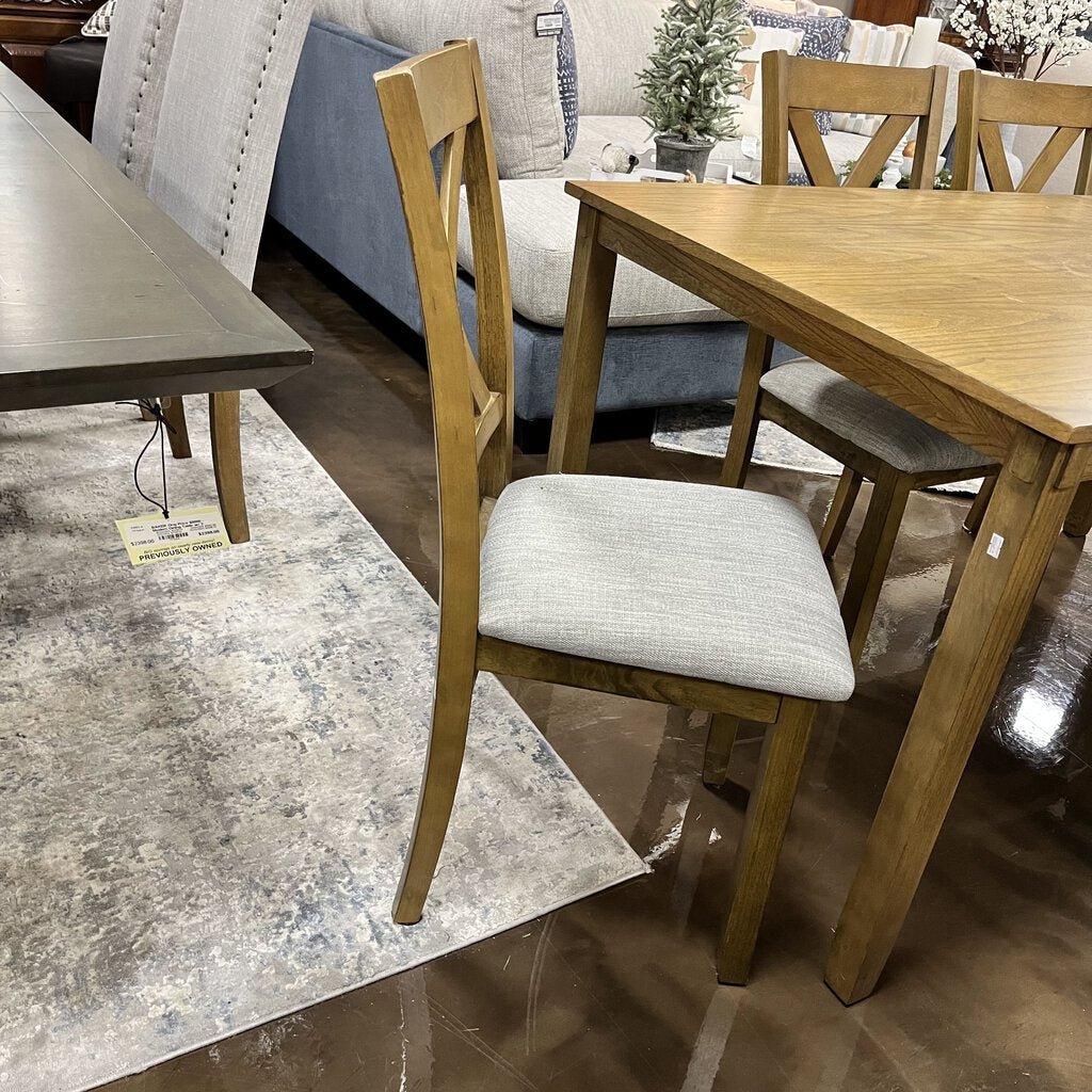 Dining Set w/ 4 Chairs & Bench