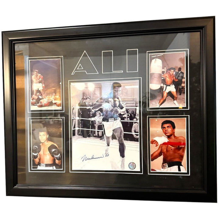 Muhammad Ali Autograph Collage of Pictures