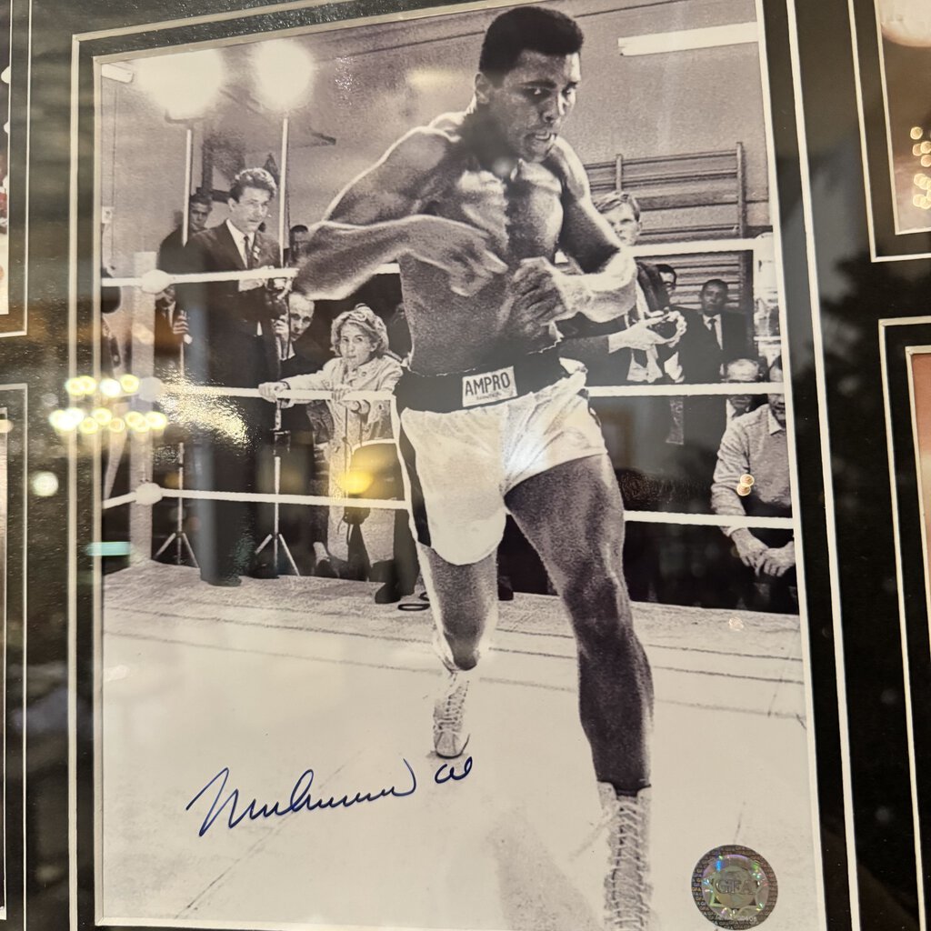 Muhammad Ali Autograph Collage of Pictures