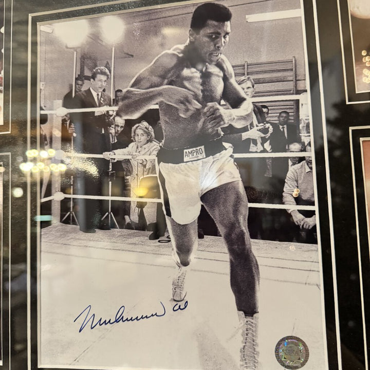 Muhammad Ali Autograph Collage of Pictures