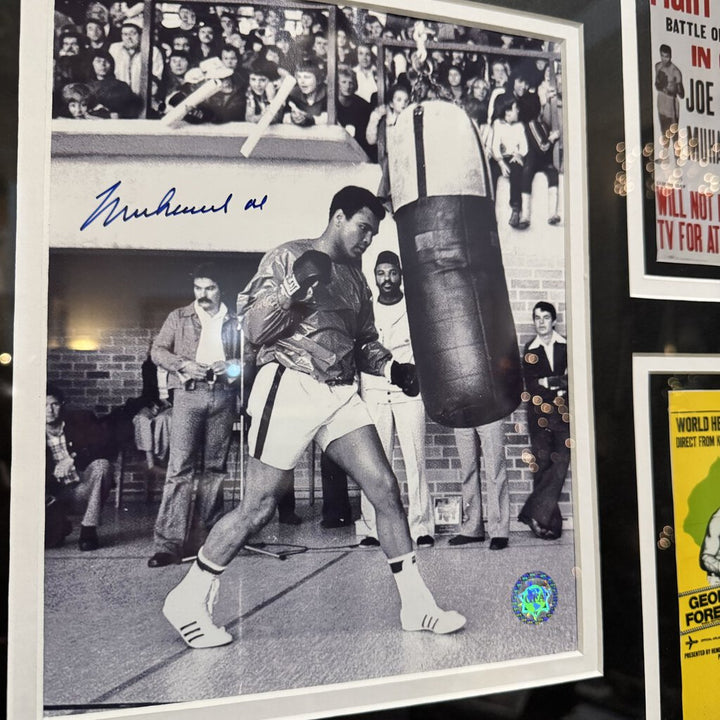 Muhammad Ali "The Greatest" Autograph Collage of Pictures