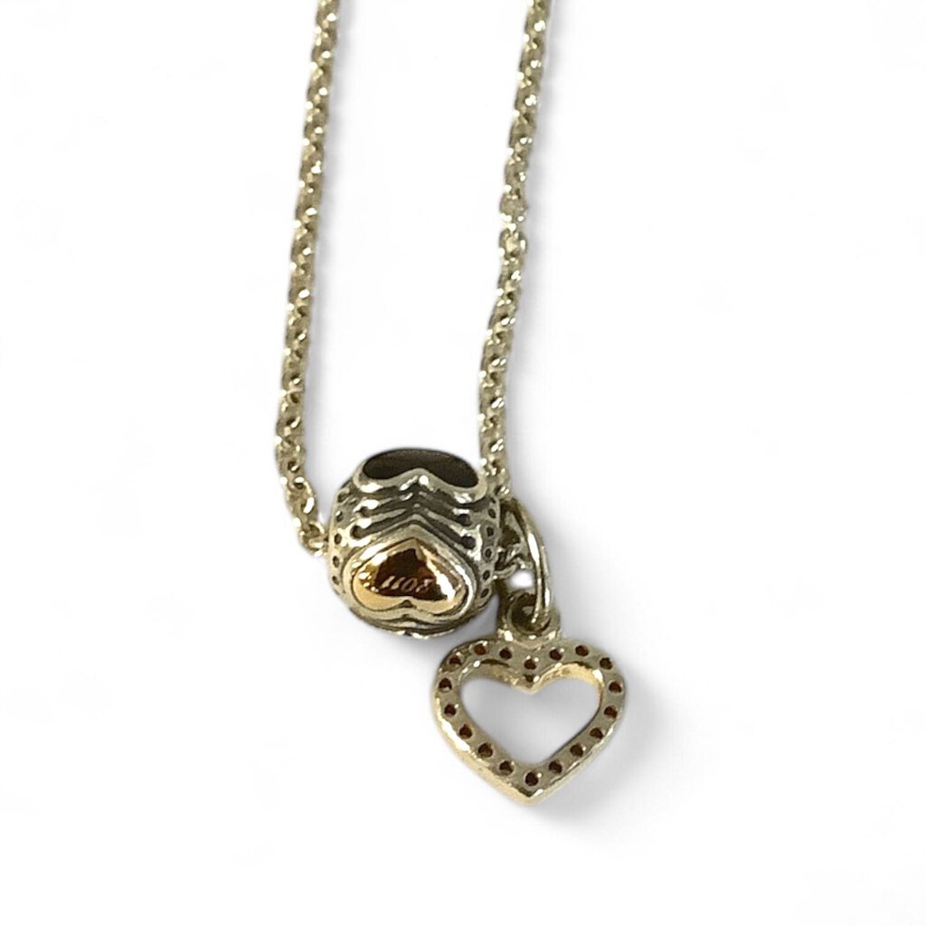 2 Heart Charm Necklace