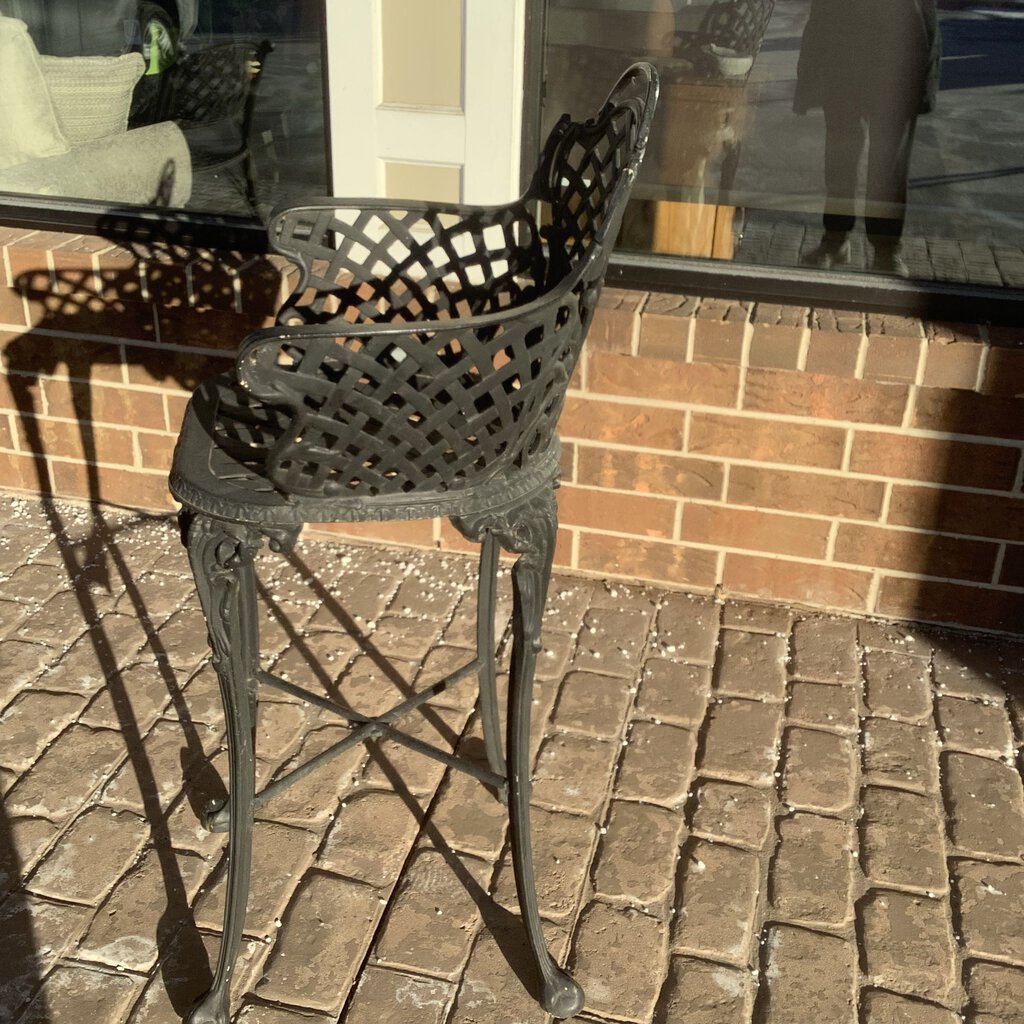 Orig Price $300 - Wrought Iron Bar Stool