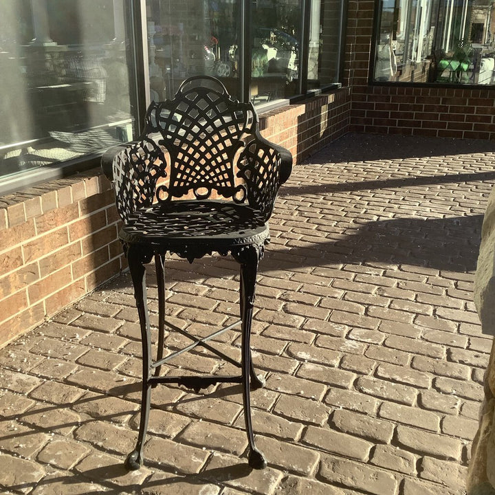 Orig Price $300 - Wrought Iron Bar Stool