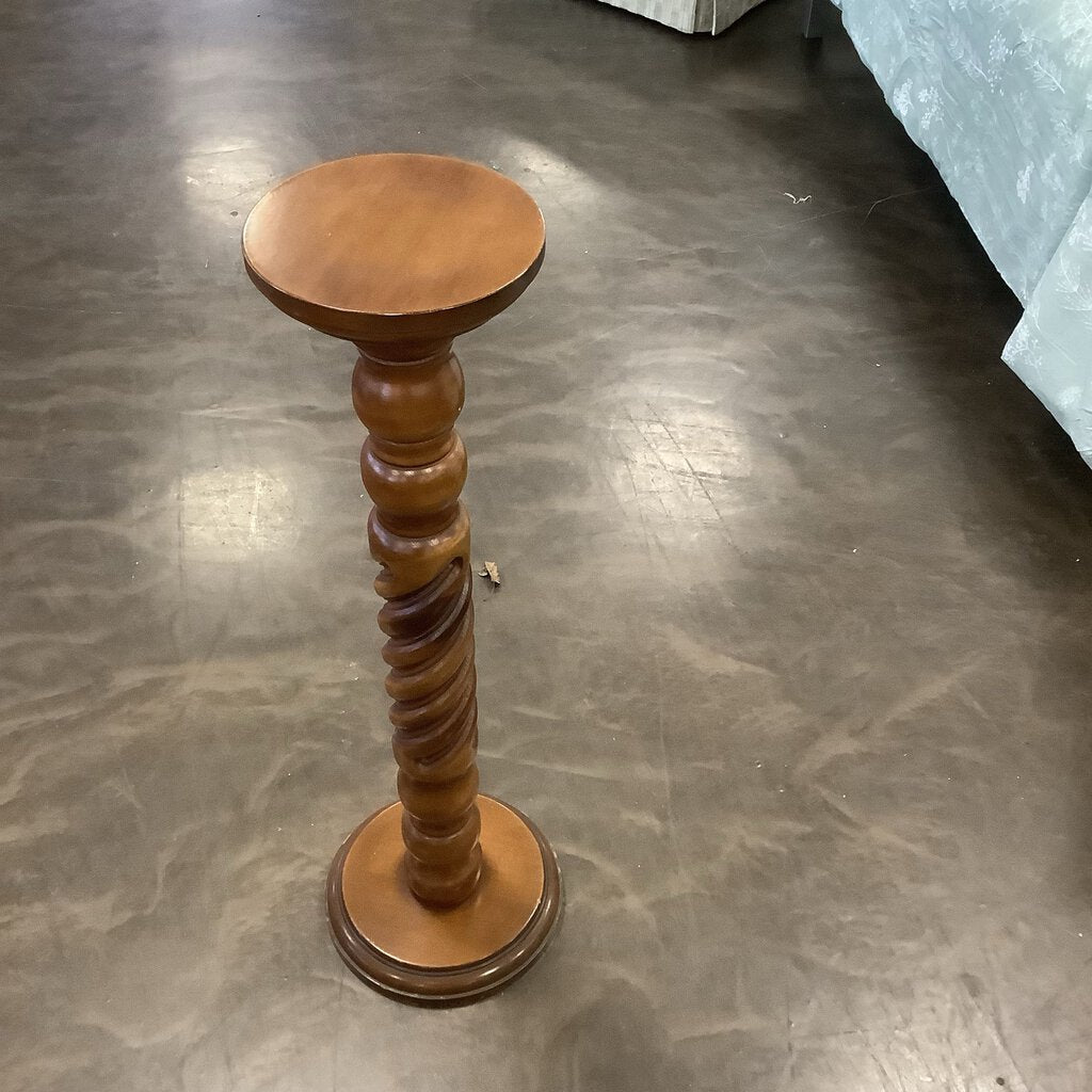 Orig Price $200 - Carved Wooden Plant Stand