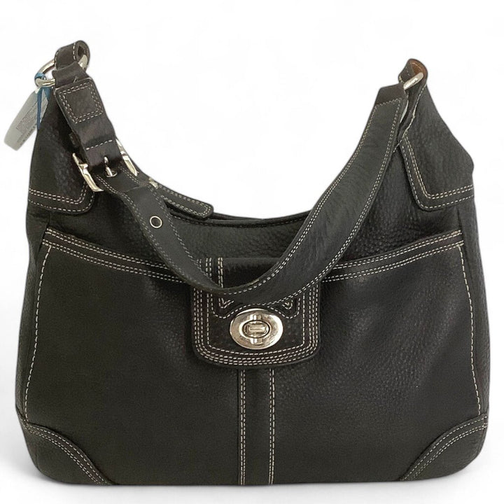 Hamilton Pebbled Leather Hobo Bag