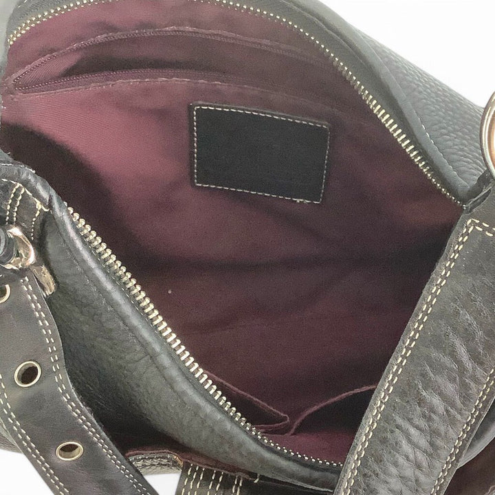 Hamilton Pebbled Leather Hobo Bag