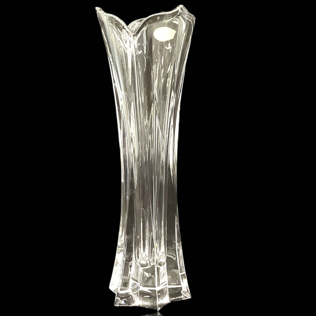 Crystal Tulip Bud Vase