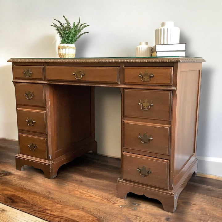 Writing Desk w/ Glass Top