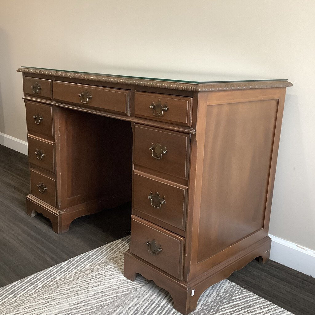 Writing Desk w/ Glass Top