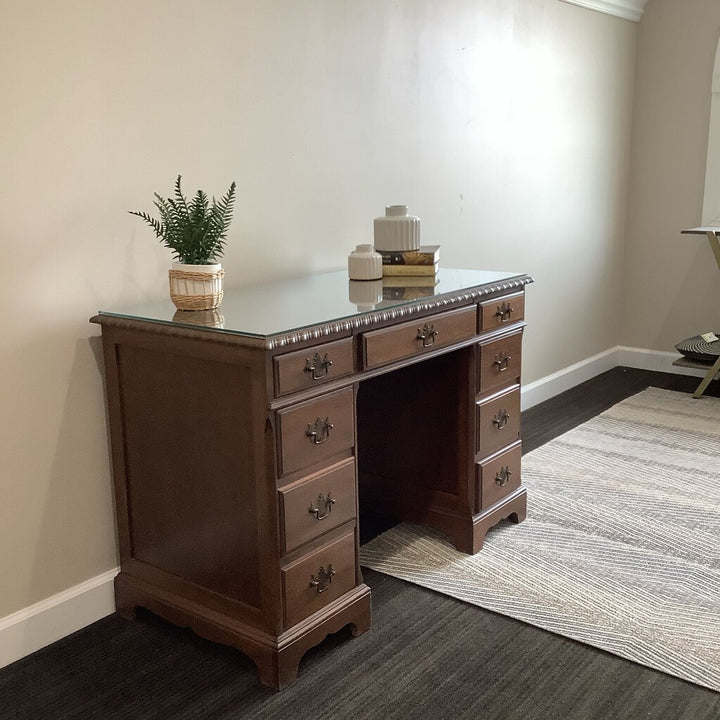 Writing Desk w/ Glass Top