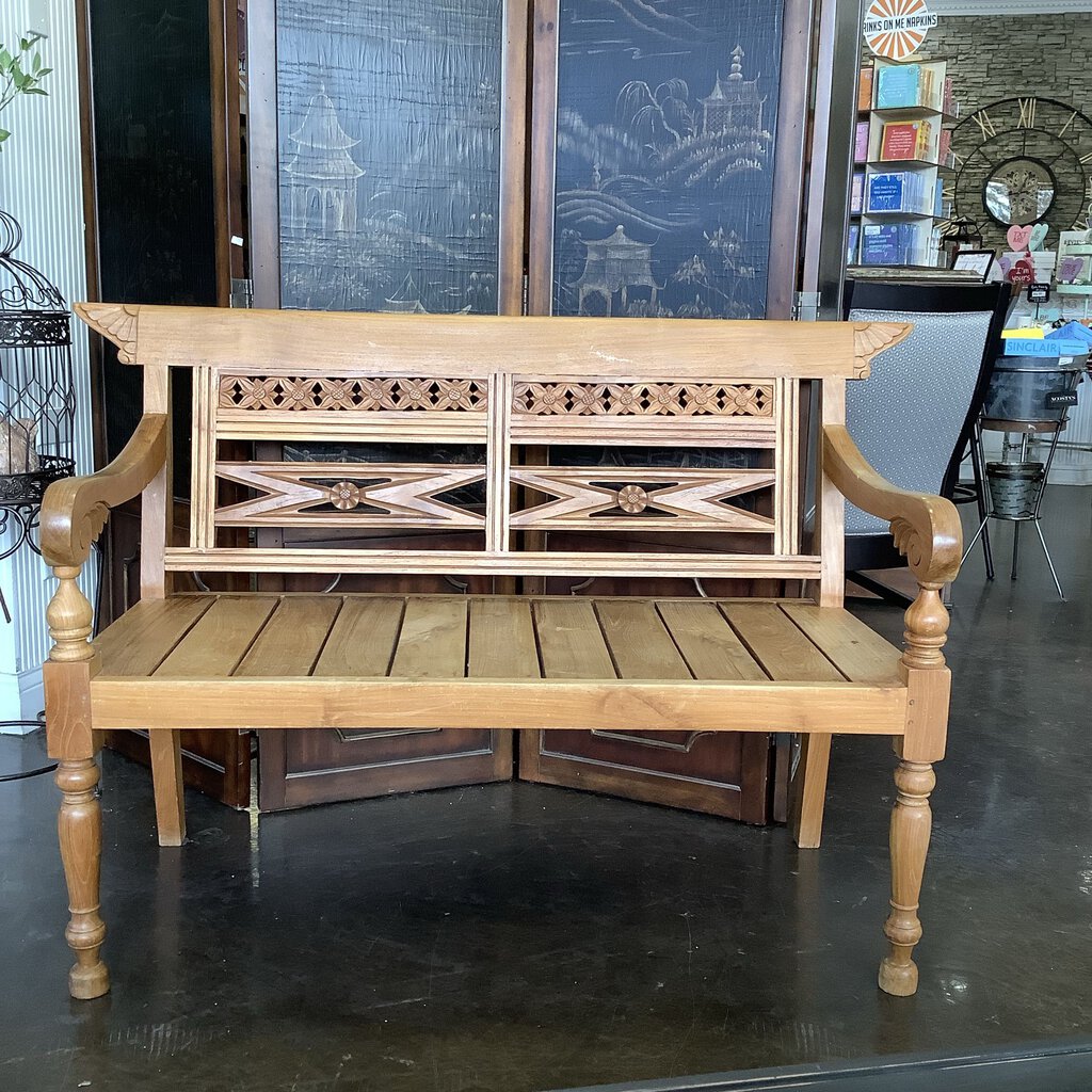 Decorative Wood Bench